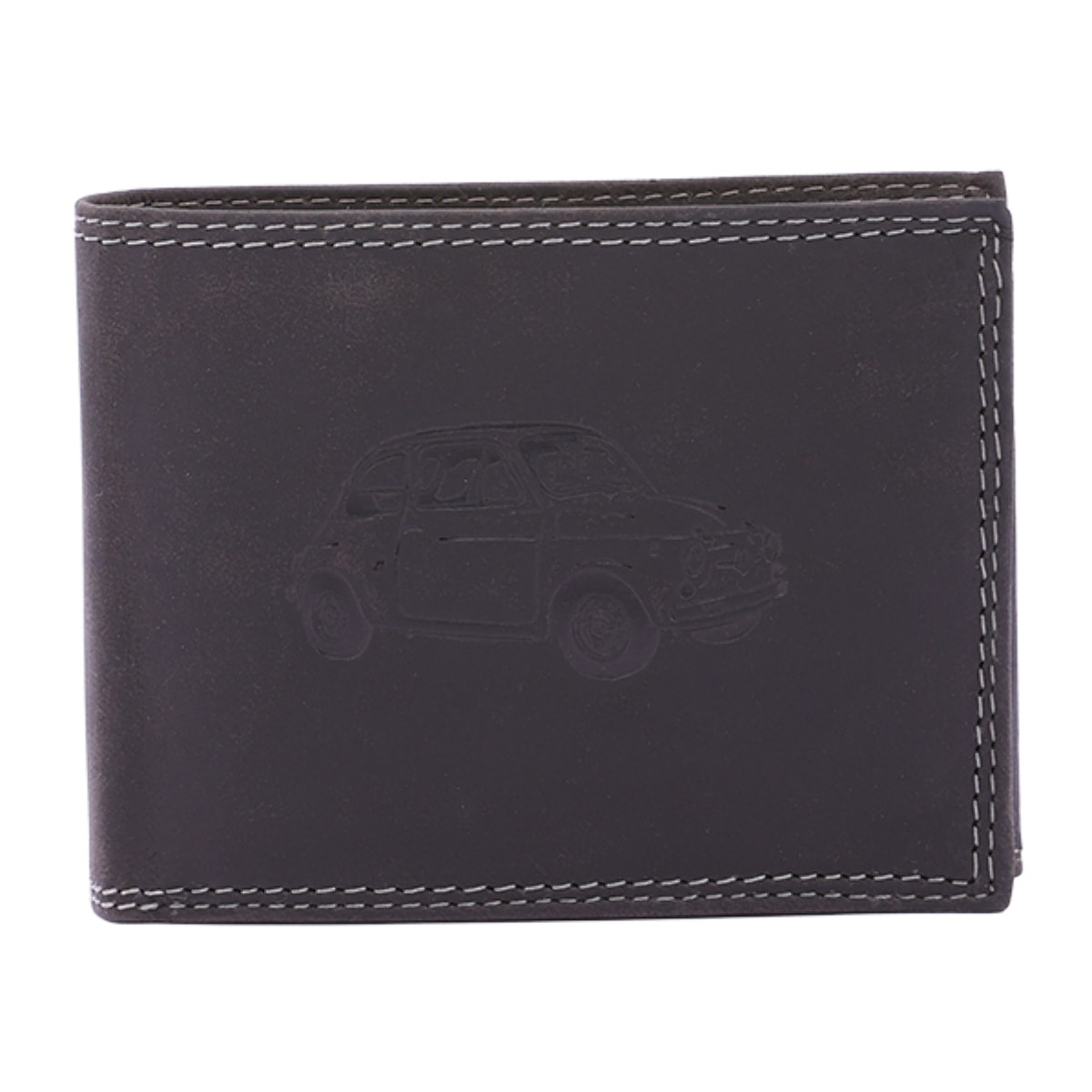 Portafoglio  da uomo In Vera pelle Made in Italy 9,5x12,5x2,5 cm