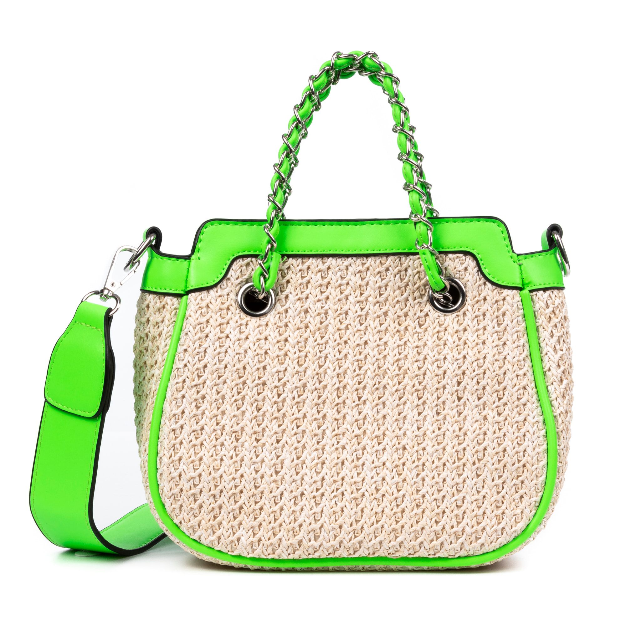 Barletta Borsa a tracolla Donna. Tessuto Paglia Pelle Sintetica PU