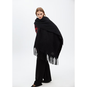 Mantella con Dettaglio di Frange