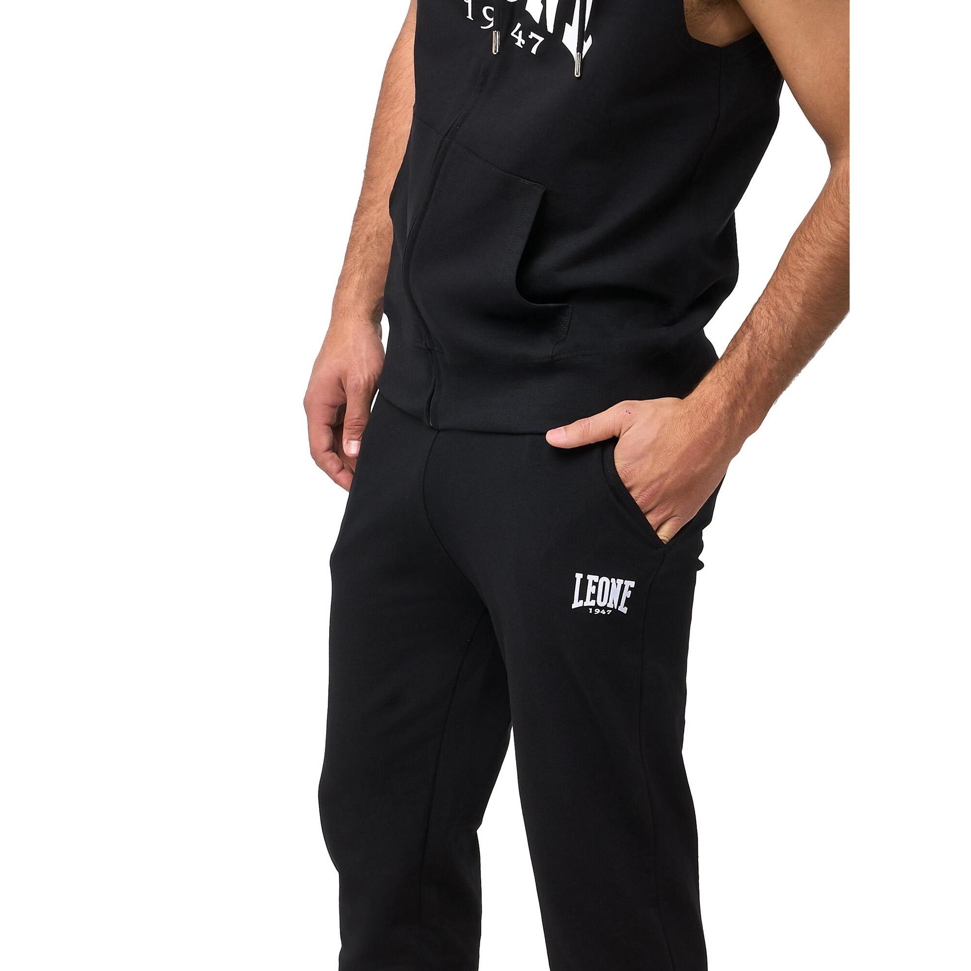 Pantalón deportivo de hombre Leone Basic con puños