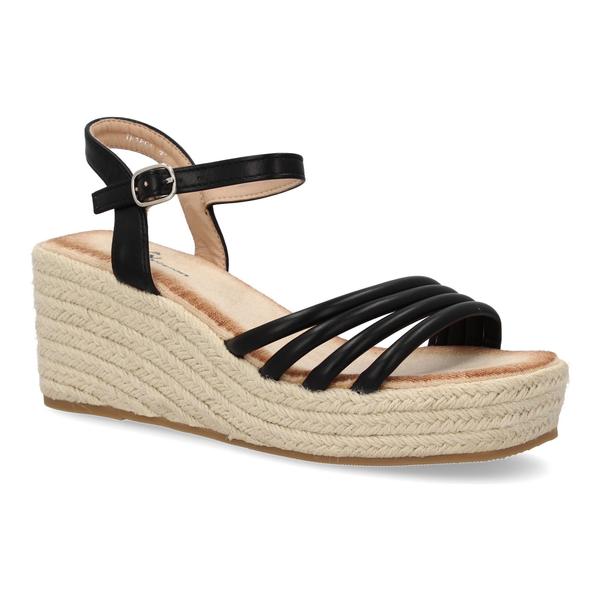 Sandalias de cuña para mujer, comodas y elegantes, diseño moderno trenzado