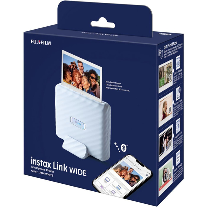 Imprimante photo portable FUJIFILM Instax Link Wide White