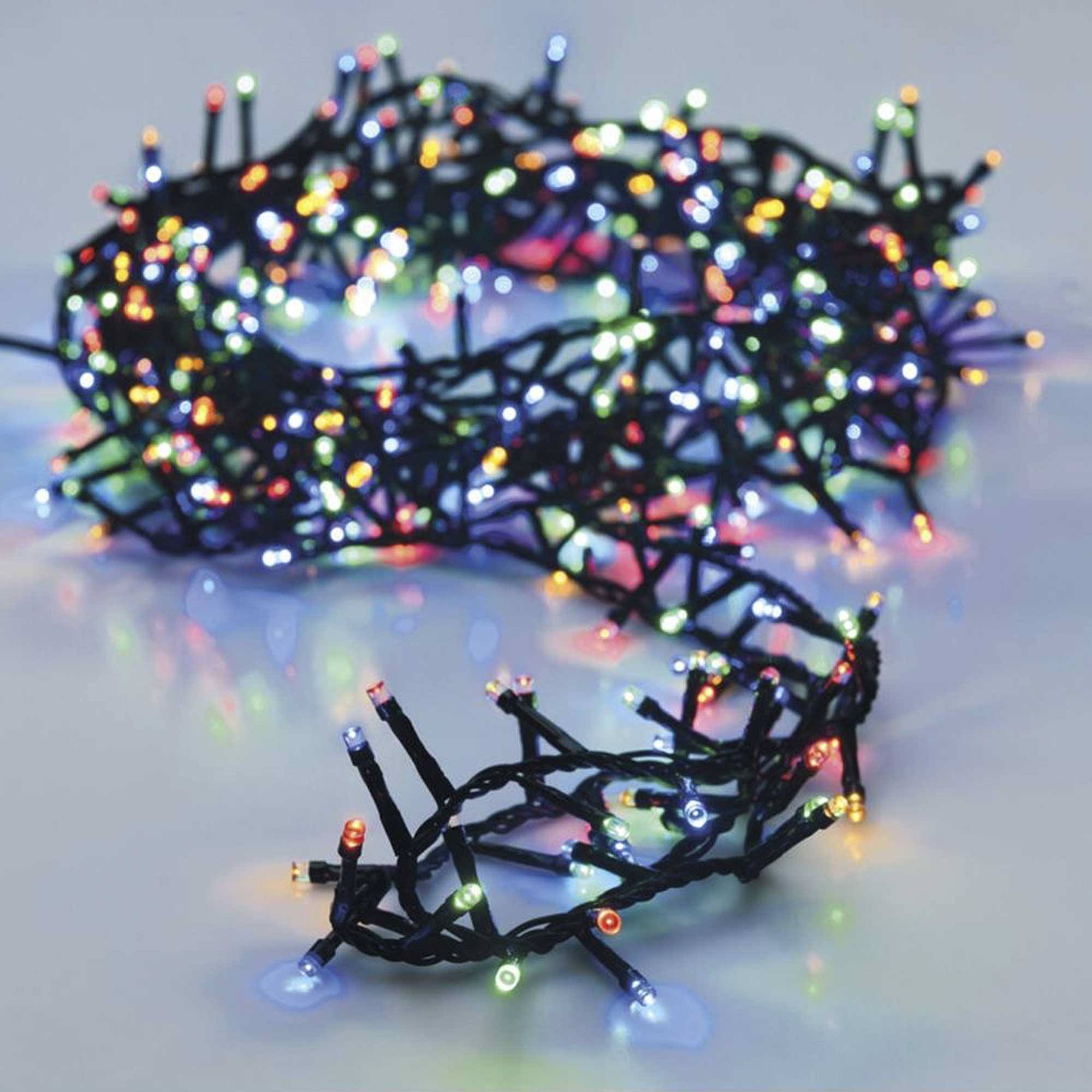 Luces de navidad led multicolor con temporizador