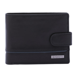 Portafoglio  da uomo In Vera pelle Made in Italy 10x12,5x2,5 cm