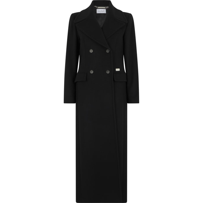PHILIPP PLEIN Duke Long Coat Baroque Skull