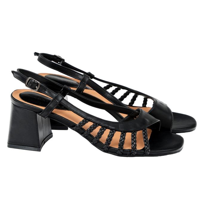 Sandali cinturino regolabile - tacco 7,5 cm