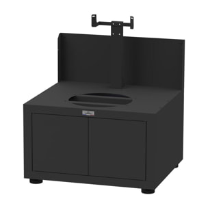 MEUBLE EGG 80 X 70 CM NOIR - LE MARQUIER