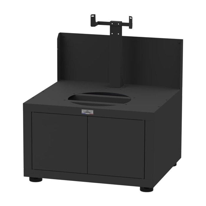 MEUBLE EGG 80 X 70 CM NOIR - LE MARQUIER