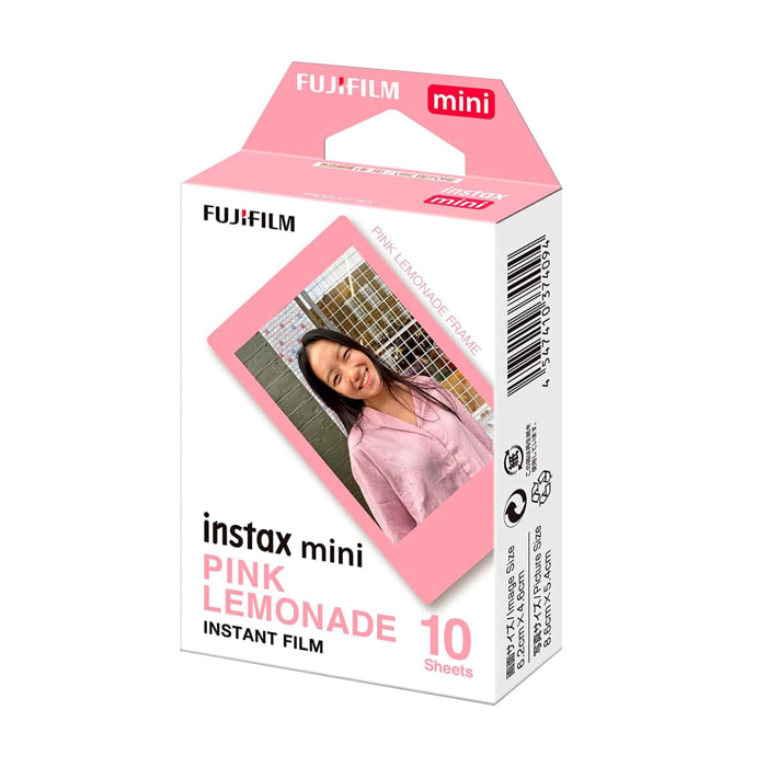 FUJIFILM instant film shot Pink Lemonade / Película fotográfica instantánea