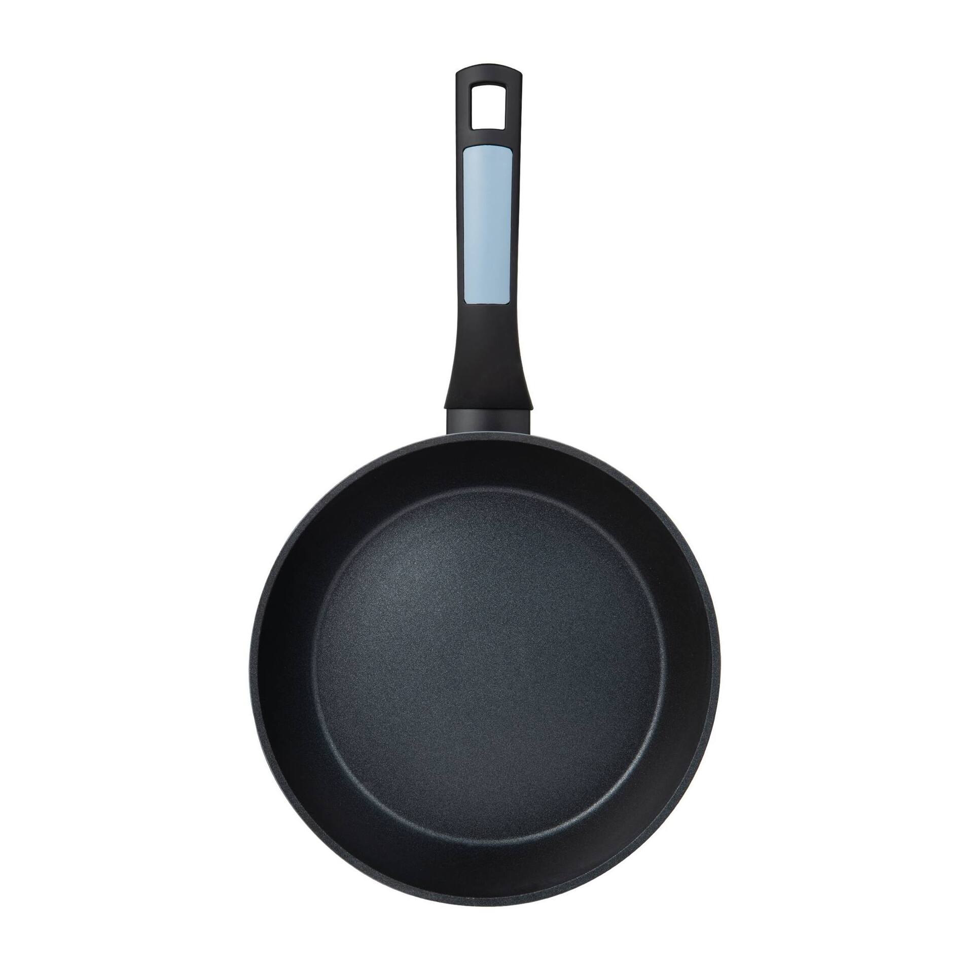 Juego de 2 Sartenes de Ø20Ø26cm + Wok de Ø30cm en Aluminio prensado color Azul NOIA San Ignacio