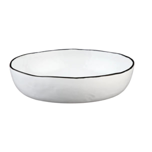 Assiette creuse PURE Ø21,5cm - 4 pièces - Blanc Neige
