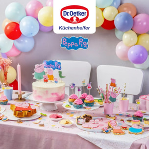 Moule mini cakes silicone 29 x 17,5 cm Dr. Oetker Peppa Pig