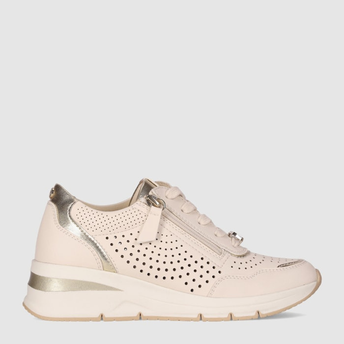 Deportivos - Beig - Tacón: Bajo