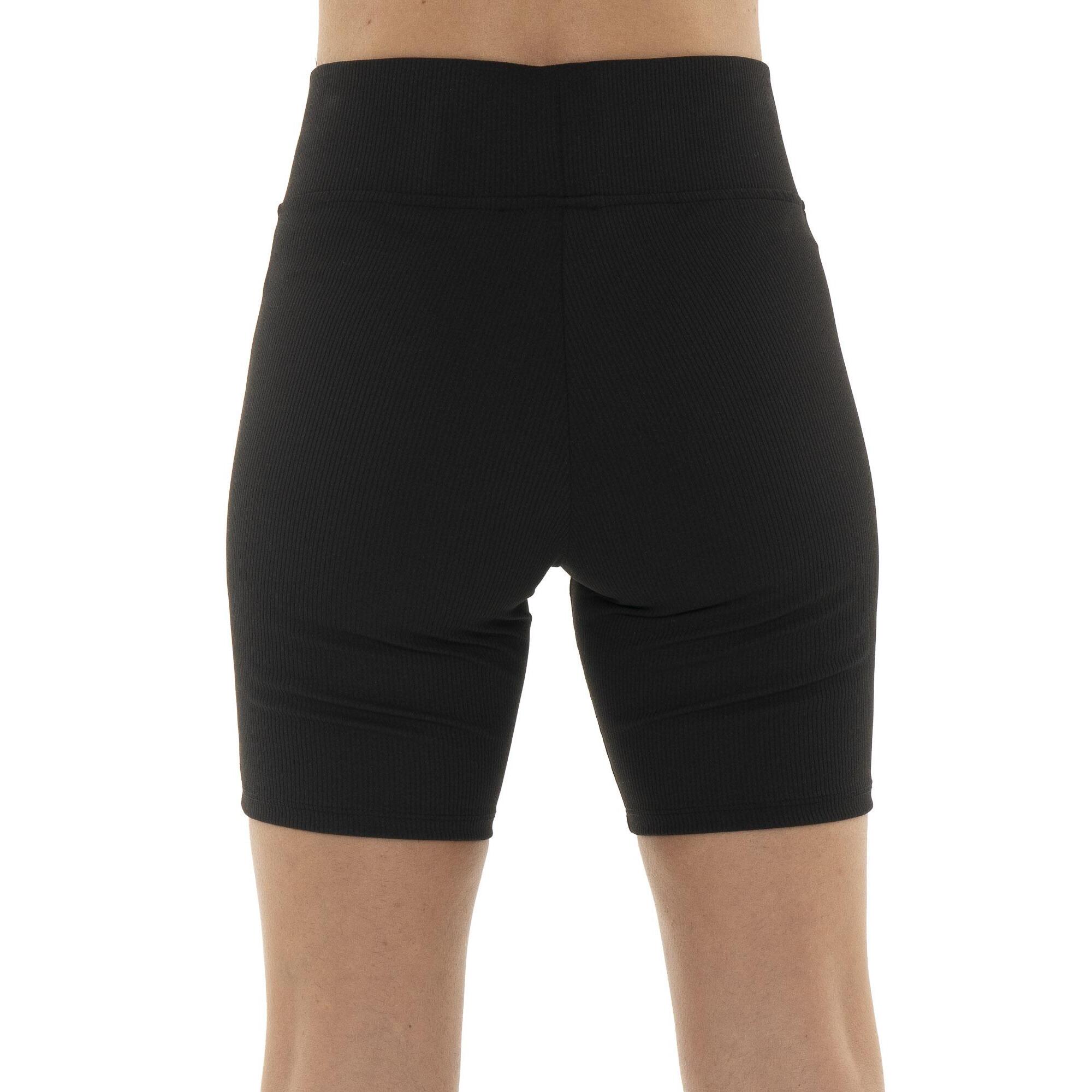 Leggings da donna a costine corto elasticizzato Leone Basic