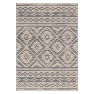 Tapis extérieur tissé kilim rectangle NUDU