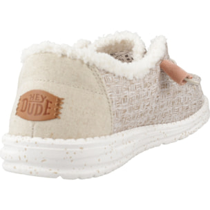 Zapatos Casual Mujer de la marca HEY DUDE  modelo WENDY WARMTH White