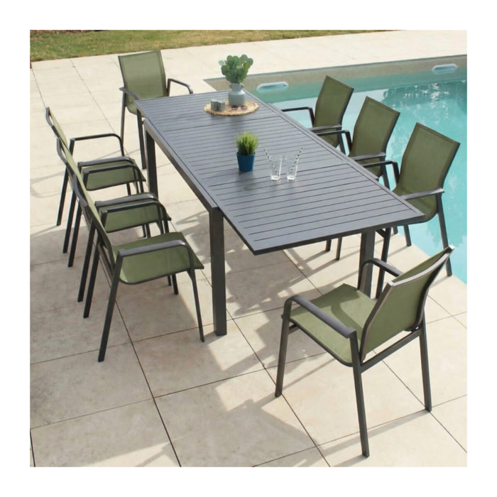 Ensemble table et chaises de jardin  - Vert - GUETHARY