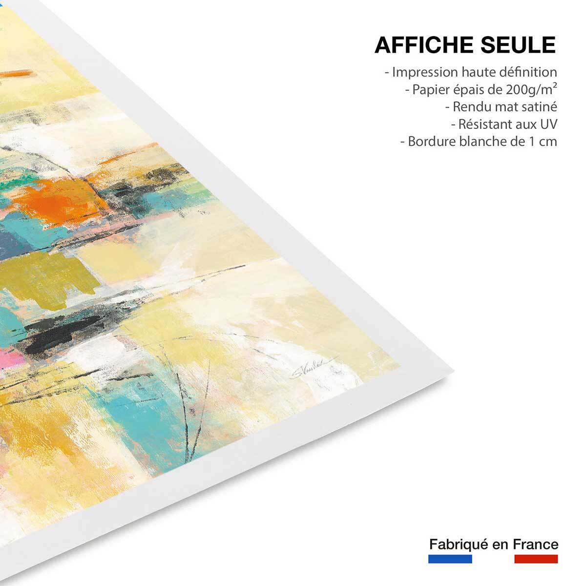 Poster Peinture sur soie Affiche seule