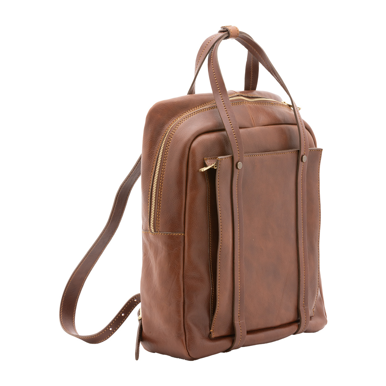 Zaino  unisex In Vera pelle Made in Italy 43x33x11 cm