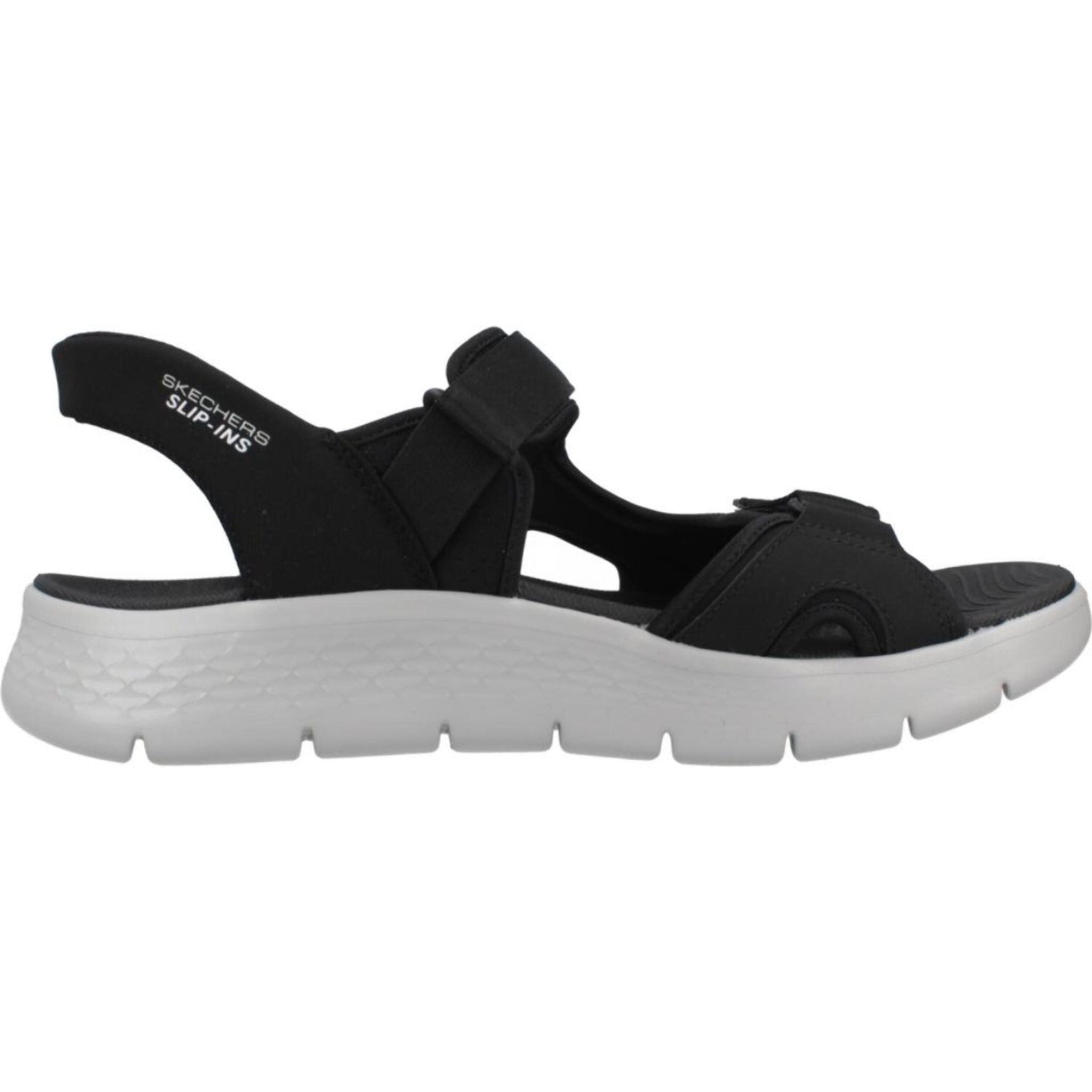 Sandalias Hombre Slip-ins Go Walk Flex Negro