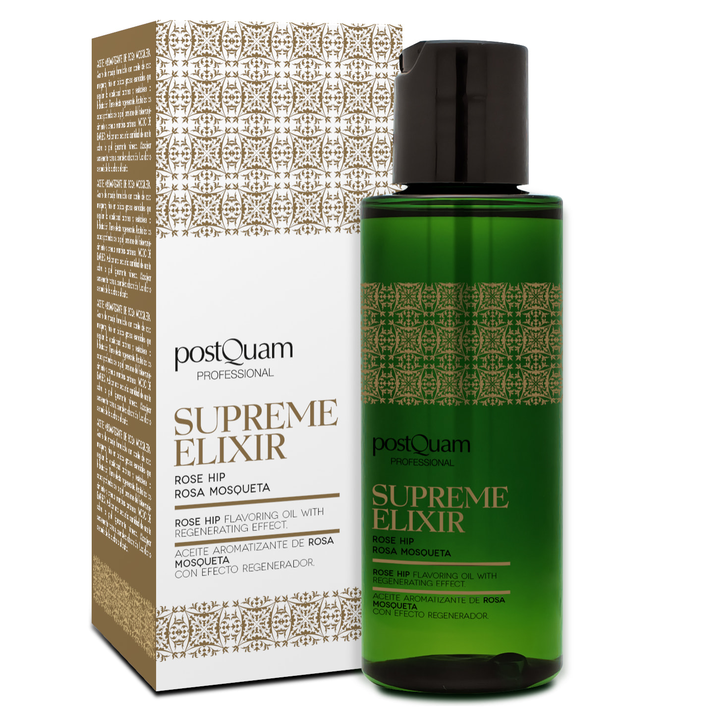 Huile de massage à la rose musquée 100 ml.