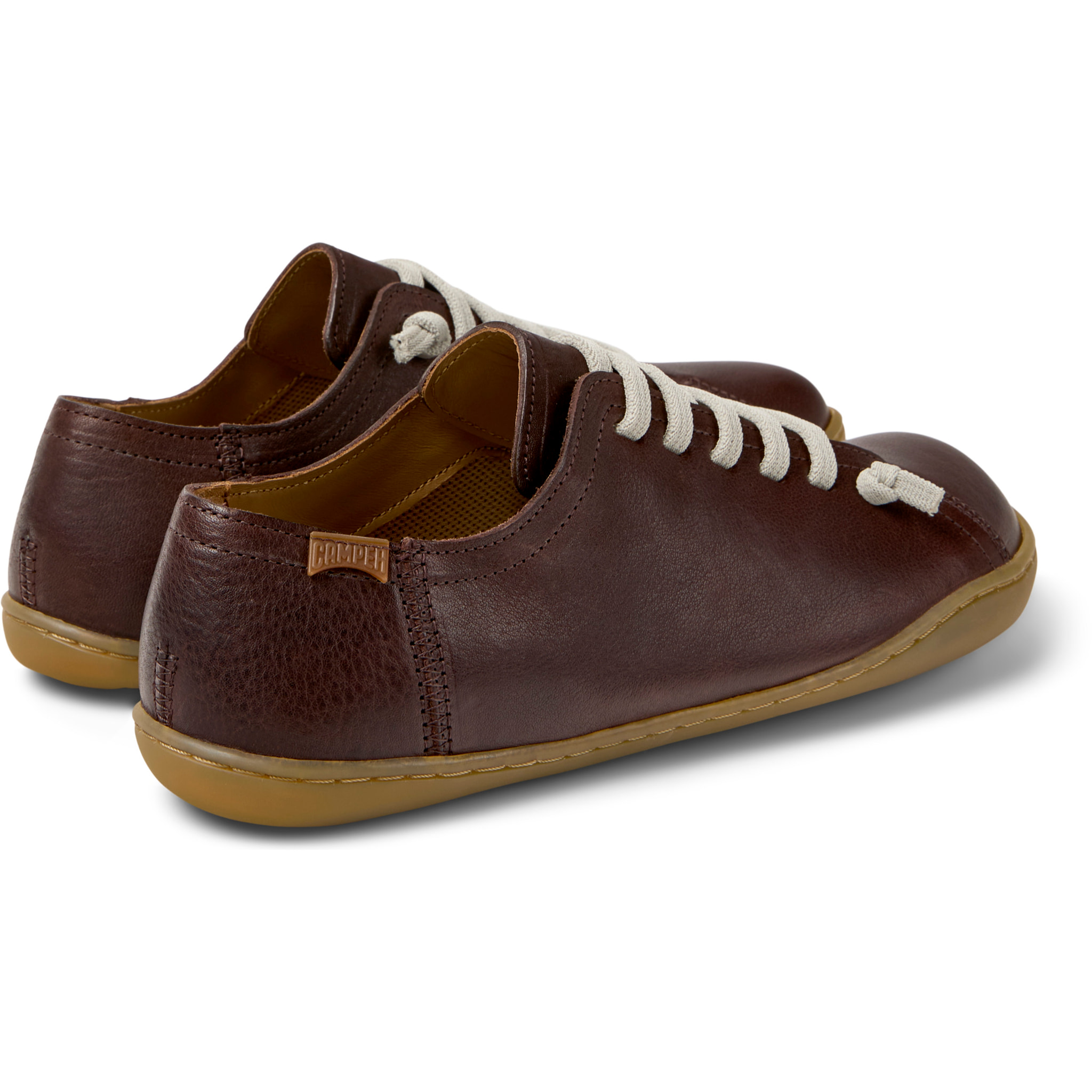 Zapatillas - CAMPER Peu Cami - Burdeos - Cuero liso