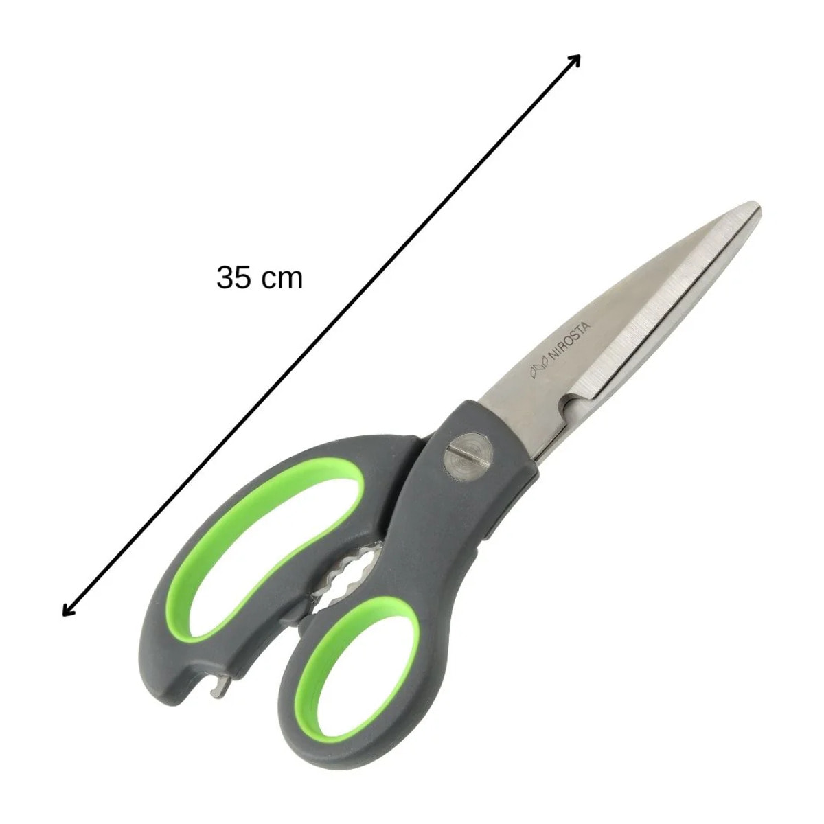 Ensemble de 2 Ciseaux de cuisine Nirosta Praktika