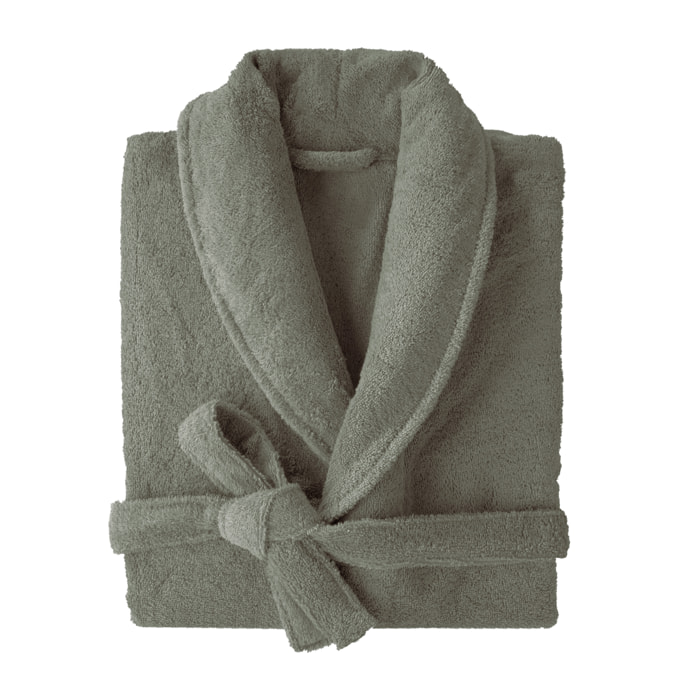 Peignoir col châle 100% Coton BIO, DOUCEUR NATURE