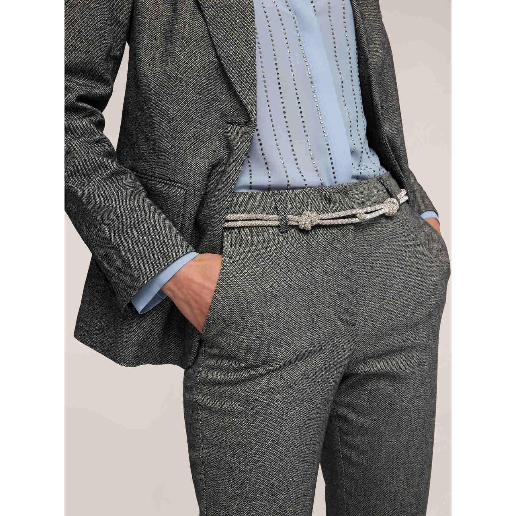 Motivi - Cintura gioiello con nodi - Argento