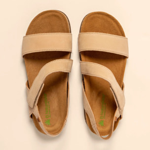 Sandalias N5791 NOBUCK LAVADO CREAM / BALANCE color Cream