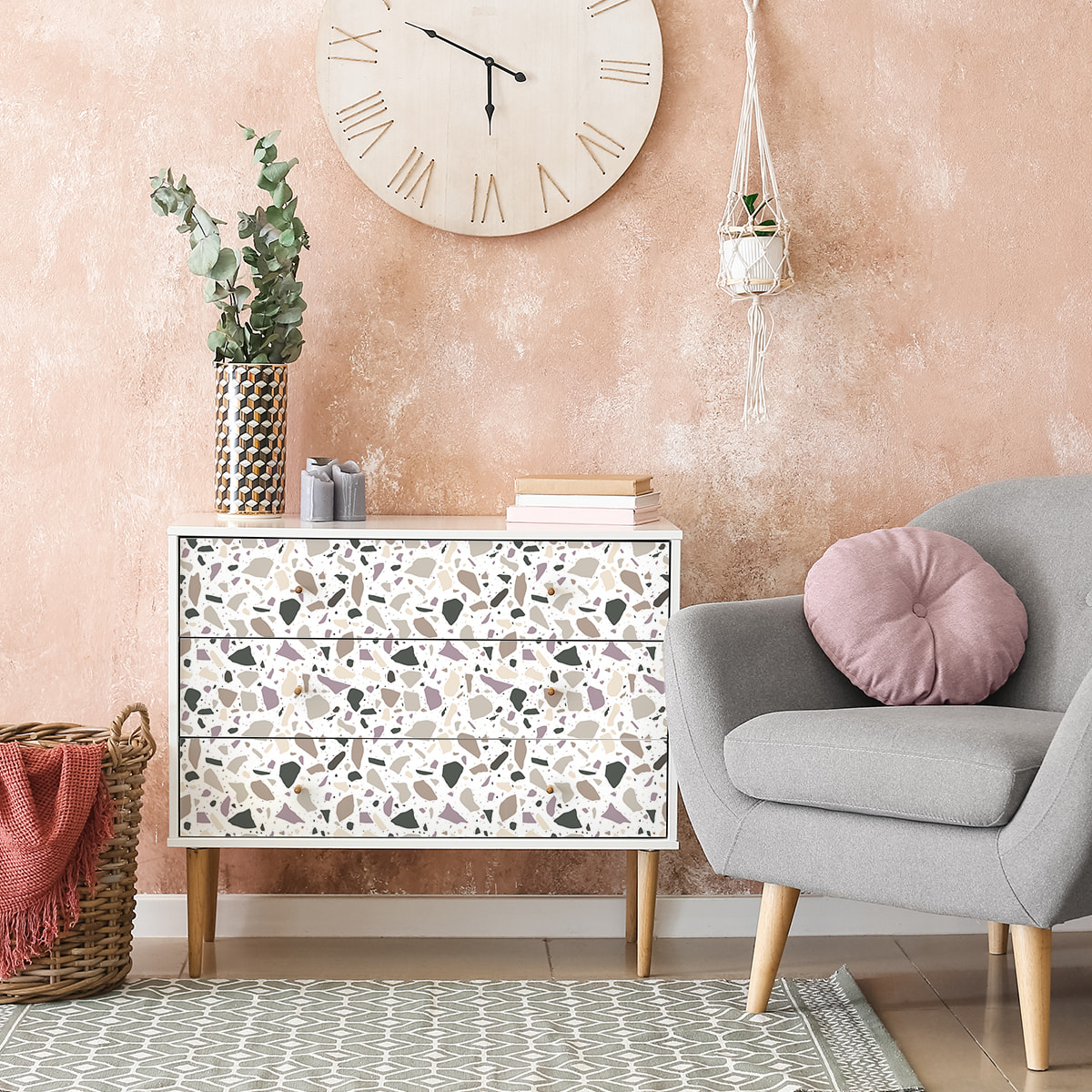 Sticker meuble terrazzo parma 40 x 60 cm