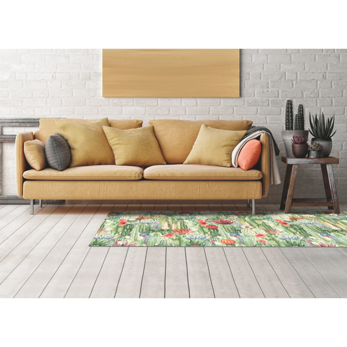 Tappeto Passatoia Cucina Con Retro Antiscivolo Antisfilo Linea Futura Tropicale