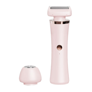 Epilatore 2 in 1 con doppia testina.