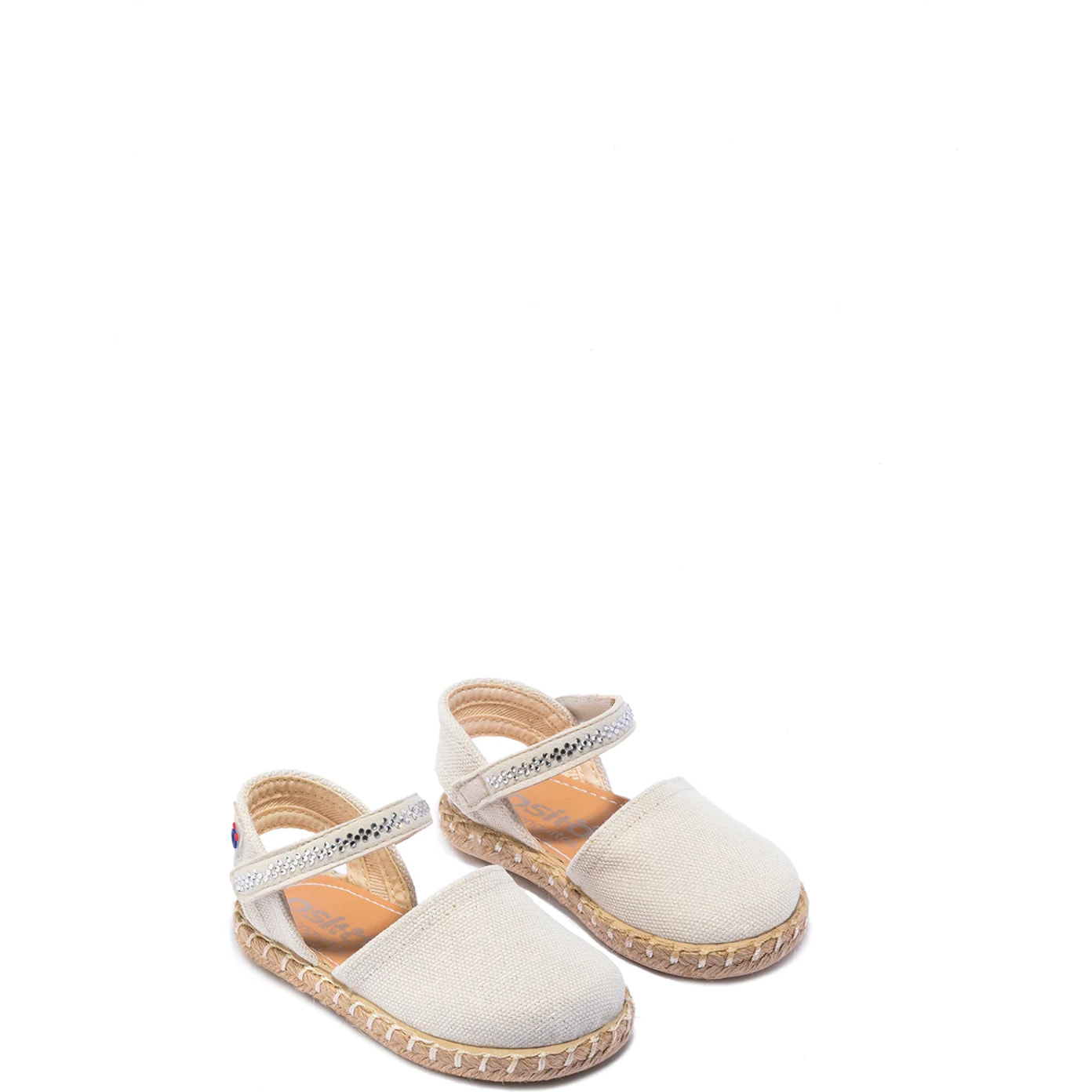 Conguitos - Sandali estivi in juta con zeppa per bambina comodi