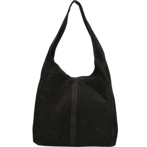 Borsa a mano da donna Made in Italy - Modello Valeria Chic - 100% pelle - 40.0 x 35.0 x 15.0 cm