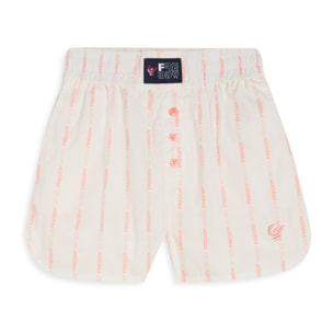 Pantaloncini Bambina in Cotone con Righe Logate FREDDY