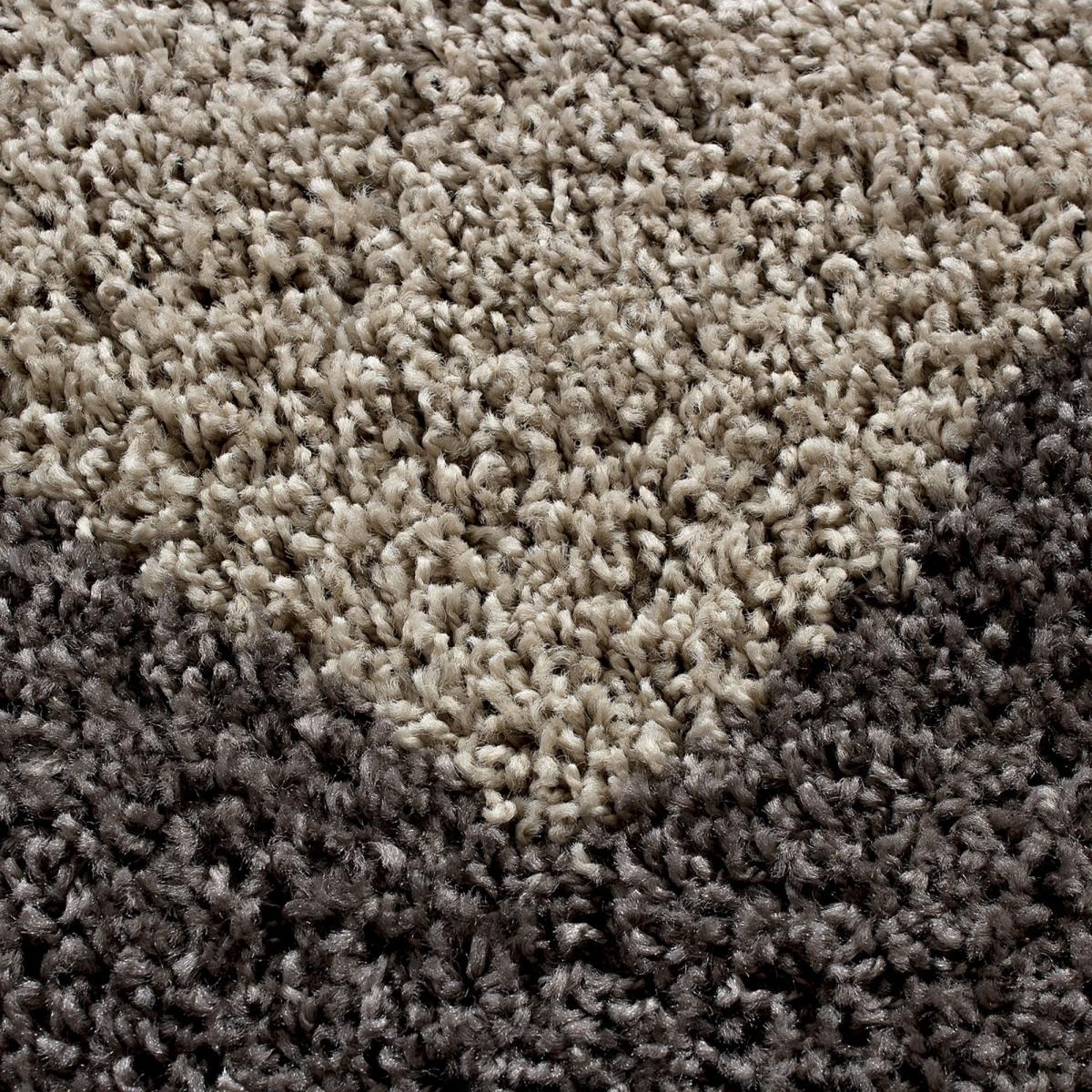 Tapis poils longs shaggy tissé motif simple NIVA