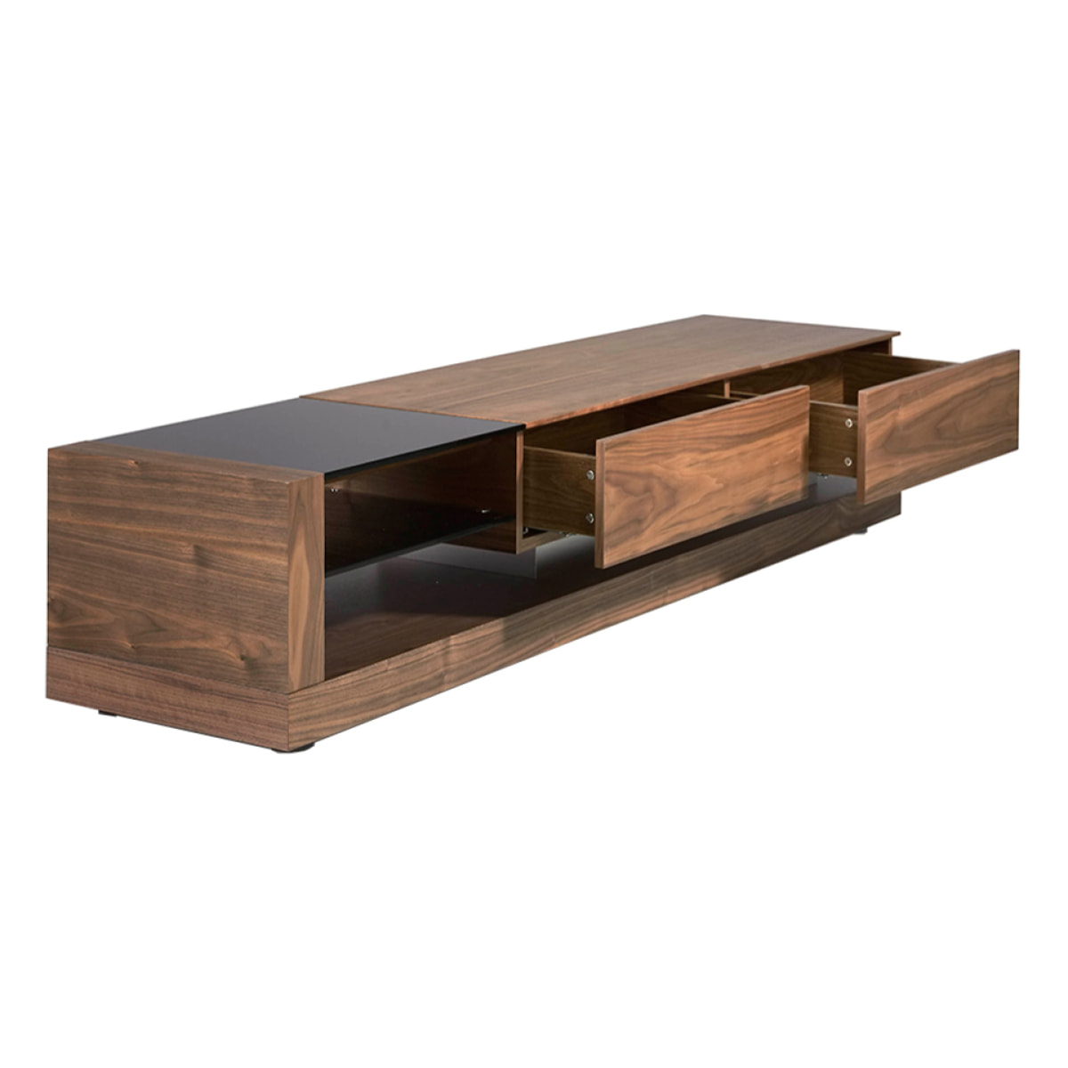 Mueble TV de nogal 200x45x38cm