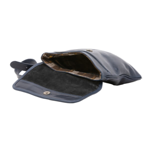 Borsa a tracolla da uomo in vera pelle - Modello False - Made in Italy - 25.0 x 23.0 x 4.0 cm