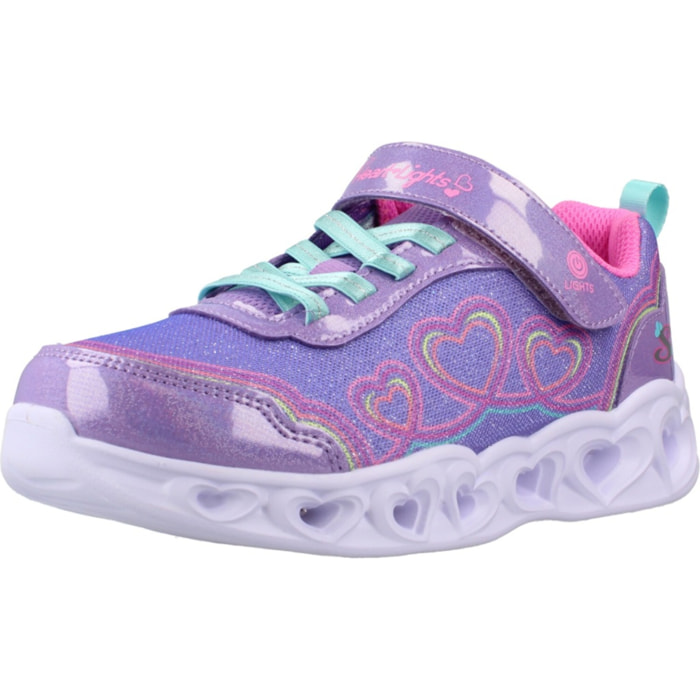 Zapatillas Niña 303736lcs Heart Lights Violeta