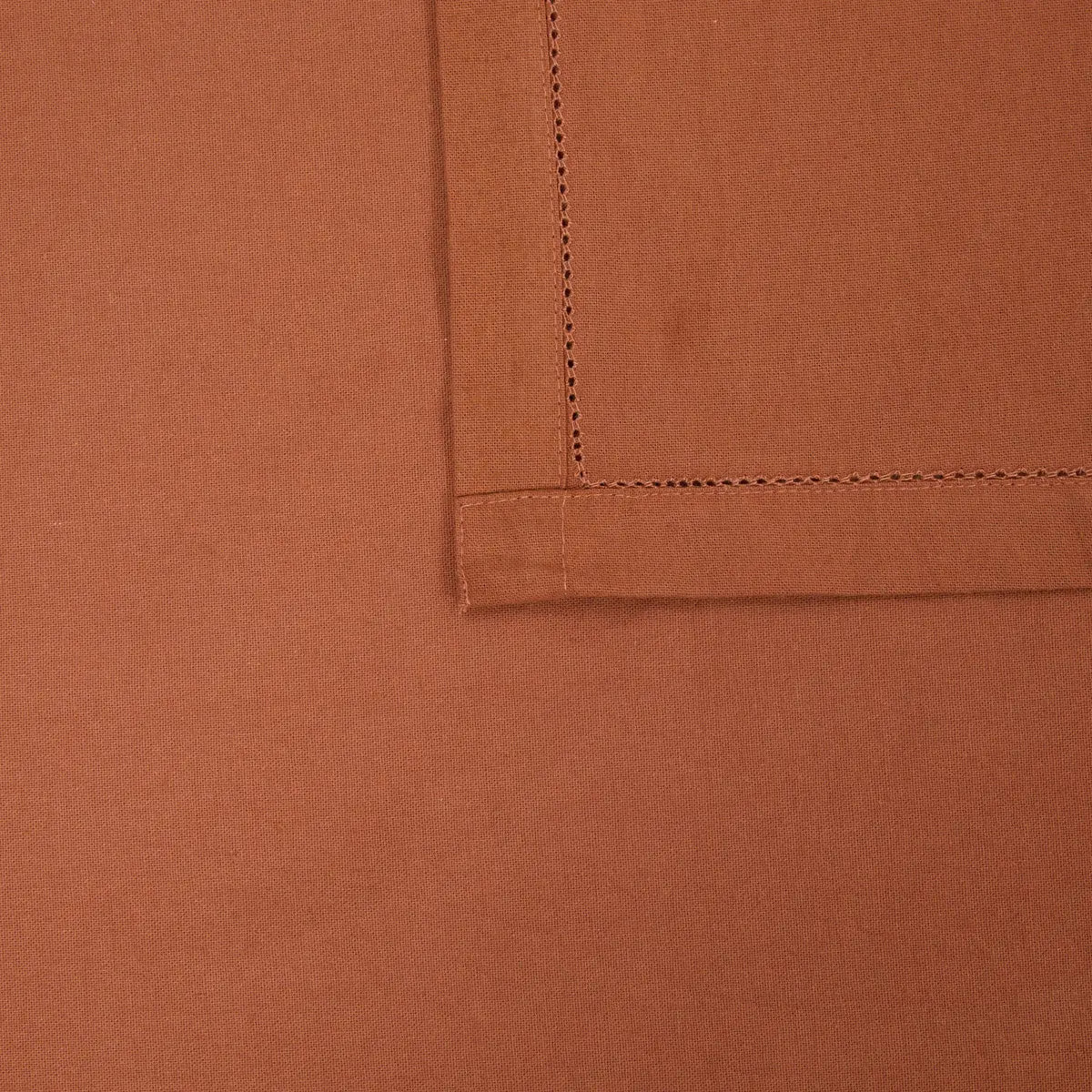 Nappe Jane 240x140cm terracotta en coton