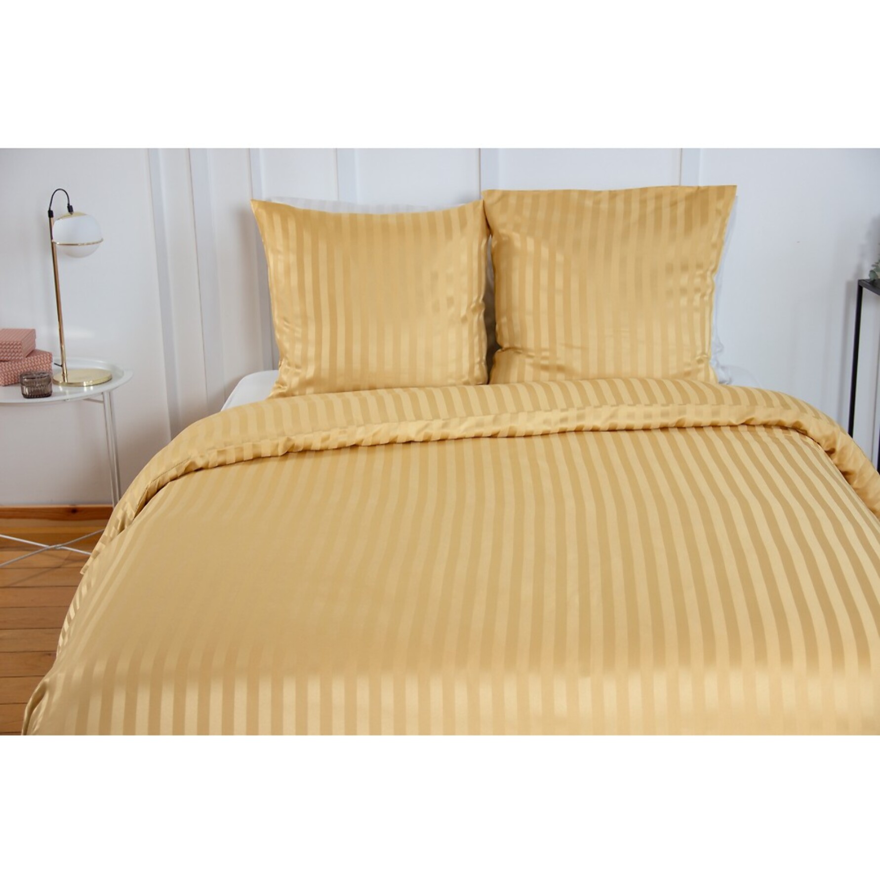 Parure housse de couette 3pcs 100% microfibre_blond 220x240 cm