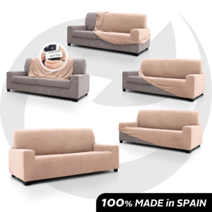 Funda de sofá TERCIOPELO ANTI MANCHAS Multi elástica modelo VERONICA