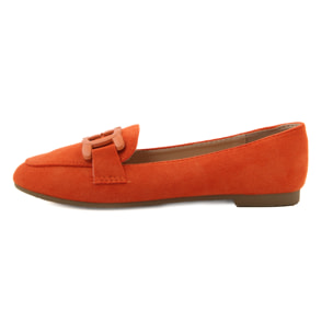 Mocassini Donna colore Arancio