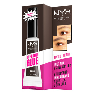 NYX Professional Makeup The Brow Glue Colle fixatrice sourcils Black