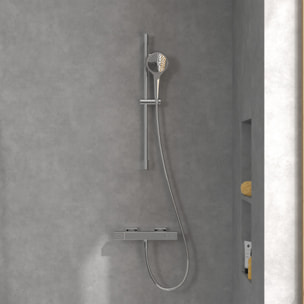 Mitigeur douche thermostatique Universal rectangle Chrome