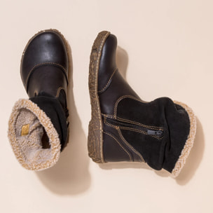 Botines N758 NATURAL GRAIN-LUX S. BLACK/ NIDO color Black