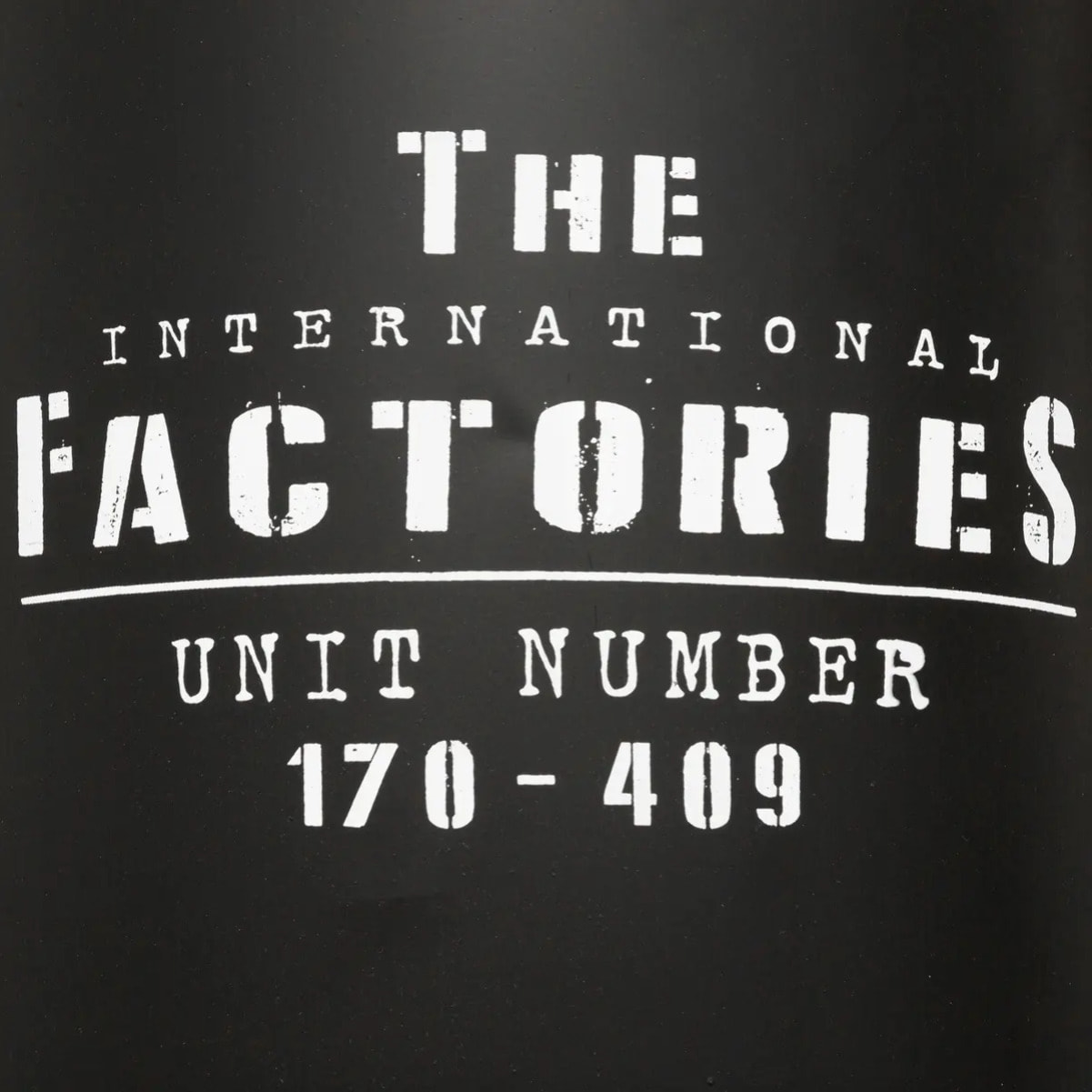 Pouf bidon "Joao" - métal et bois - noir