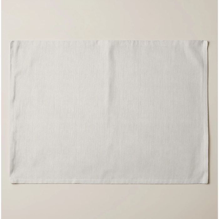 Lot de 2 sets de table individuels résinés Uni 2716 - 45x35 cm