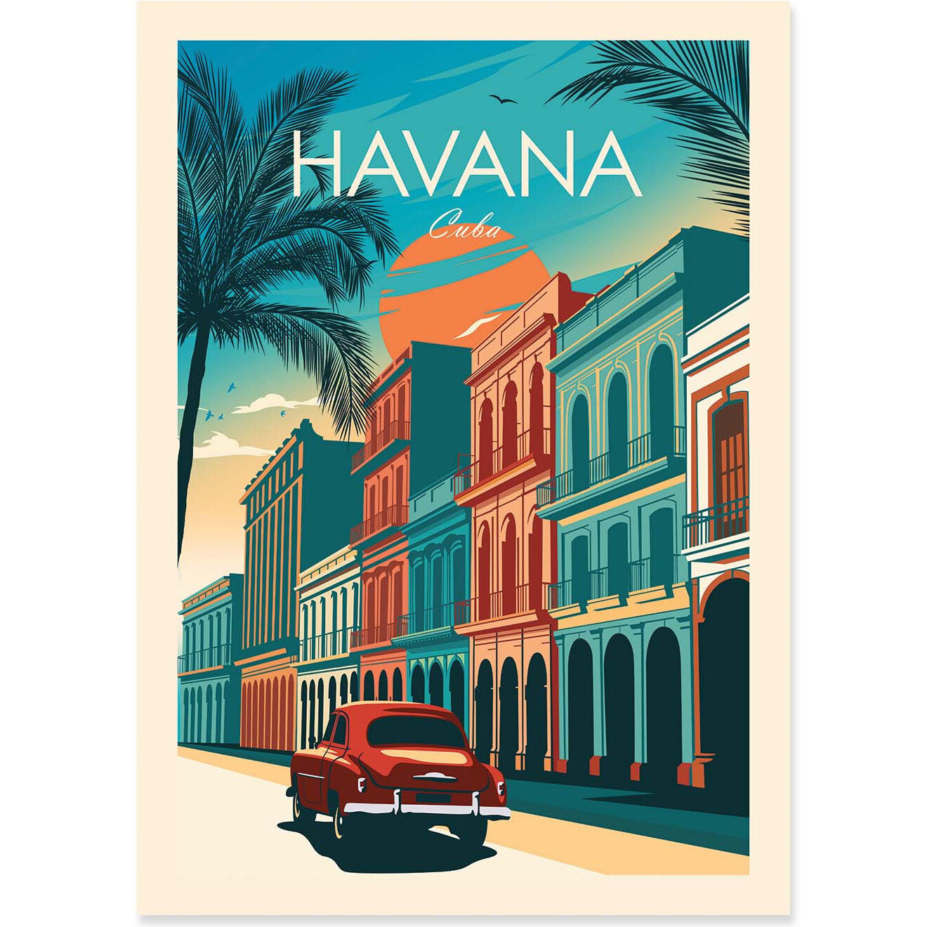 Affiche - Havana Cuba - Studio Inception